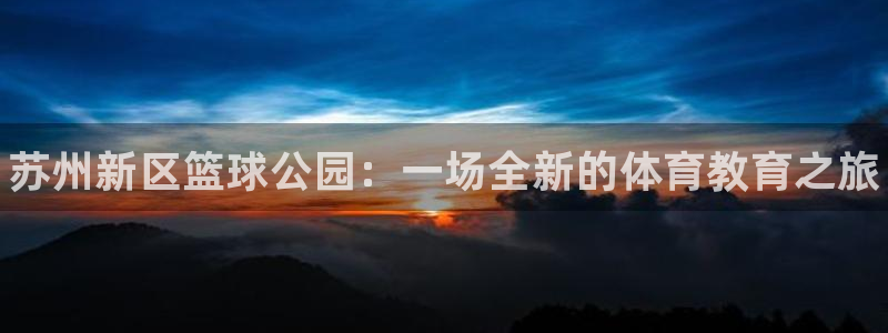 yy易游官网下载软件：苏州新区篮球公园：一场全新的体