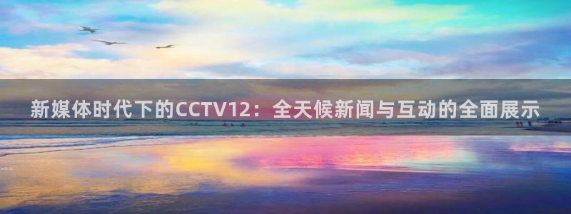178看球直播：新媒体时代下的CCTV12：全天候新闻与互动的全面展示